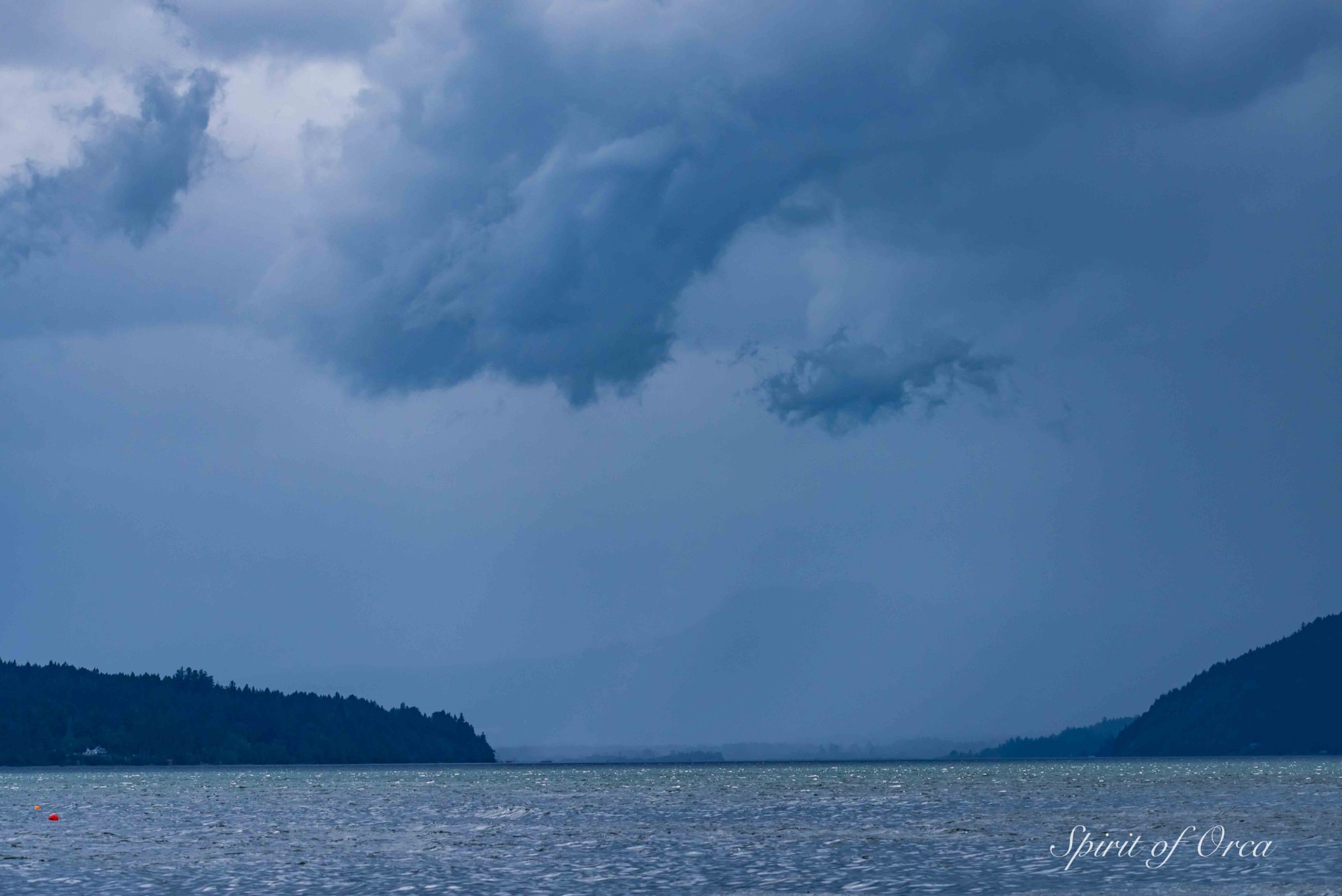 stormy over Cowichan